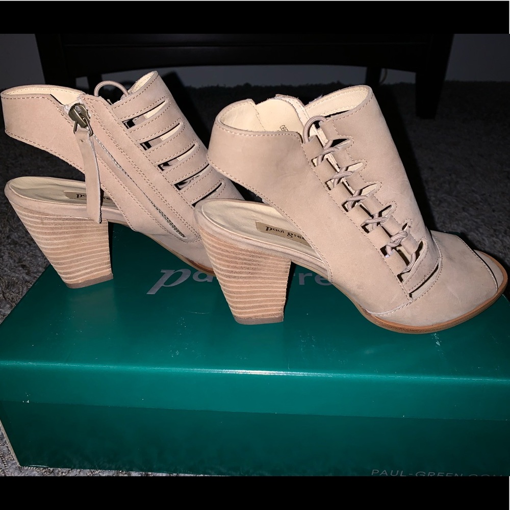 Paul Green Mindy Heel Sisal Nubak